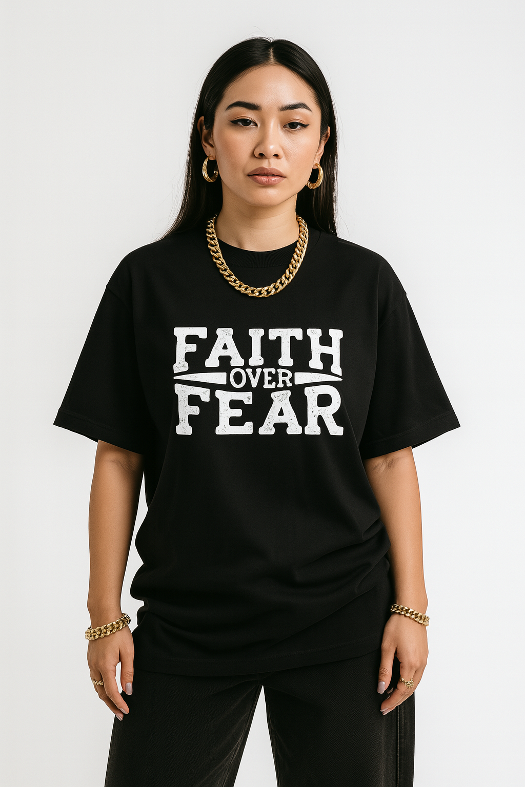 Faith Over Fear - Basic Oversized